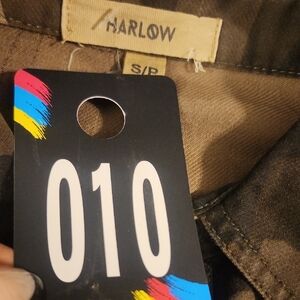 #10...NWT Harlow Brown Camouflage Cropped Jacket...Small